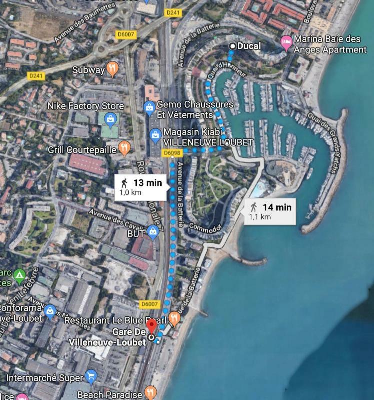 Dream French Riviera - Fame Marina Baie Des Anges Apartment Villeneuve-Loubet Luaran gambar